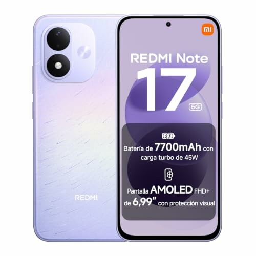 Redmi Note 17 5G 6+128 GB, Roxo Celestial