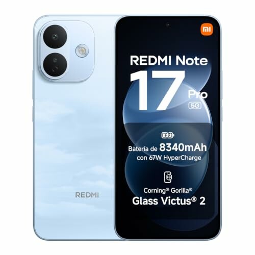 Redmi Note 17 Pro 5G, 8 GB + 512 GB, azul celeste