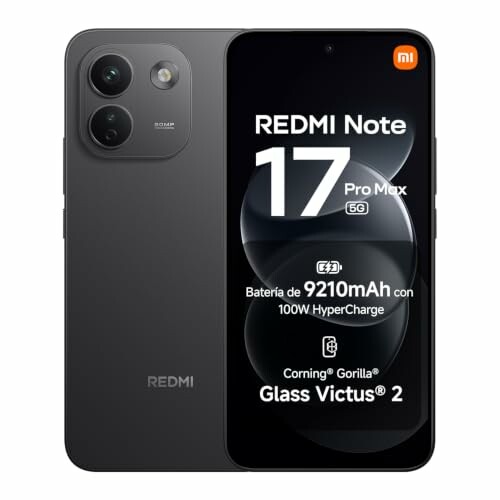REDMI Note 17 Pro Max 5G 512 GB, preto