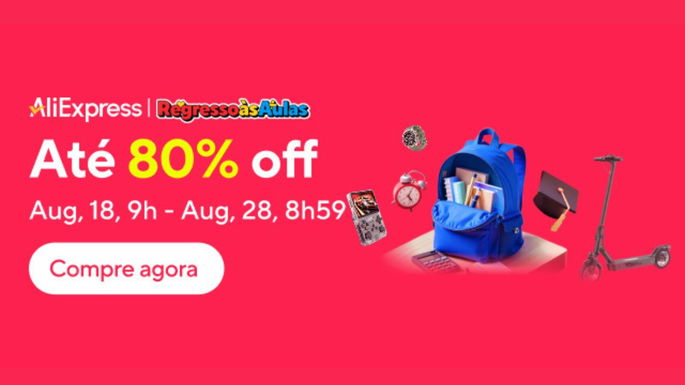 Regresso às aulas AliExpress