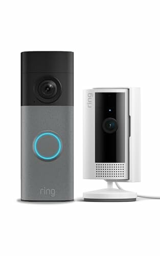 Ring Videoporteiro com bateria e C&acirc;mara Interior