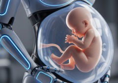Robô humanoide poderá dar à luz um bebé humano em 2026 com útero artificial