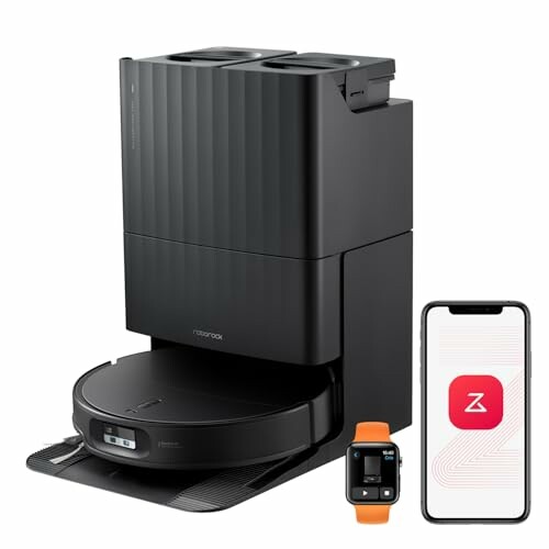 Roborock Qrevo Edge 2, aspirador rob&ocirc;, 25 000 Pa, preto