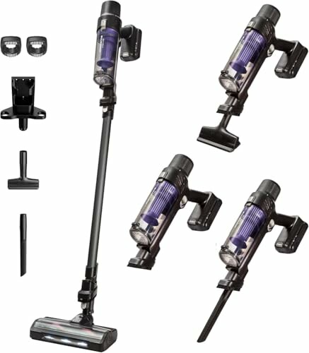 Rowenta X-Pert 7.60, aspirador vertical sem fios, preto