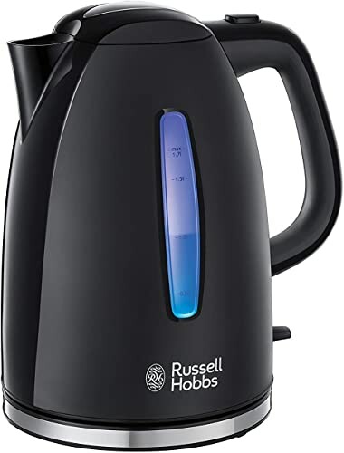 Russell Hobbs Textures Chaleira Elétrica 1,7 L, 2400 W, Preta 22591-70