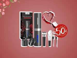 Saca-rolhas elétrico: o gadget perfeito para o Dia da Mãe por menos de 25€