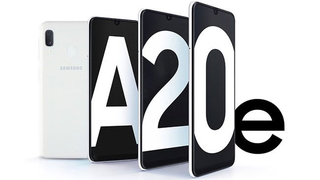 Samsung Galaxy A20e em branco