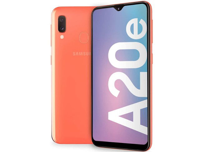Telemóvel Samsung Galaxy A20e em coral