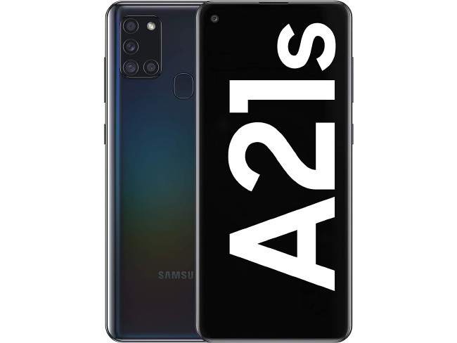 Telemóvel Samsung Galaxy A21s em preto