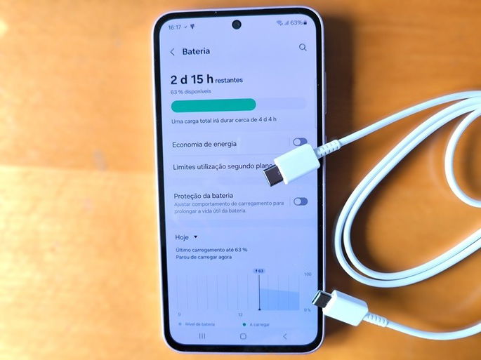 cabo de carregamento do Samsung Galaxy A35