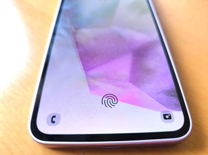 leitor impressões digitais do Samsung galaxy A35