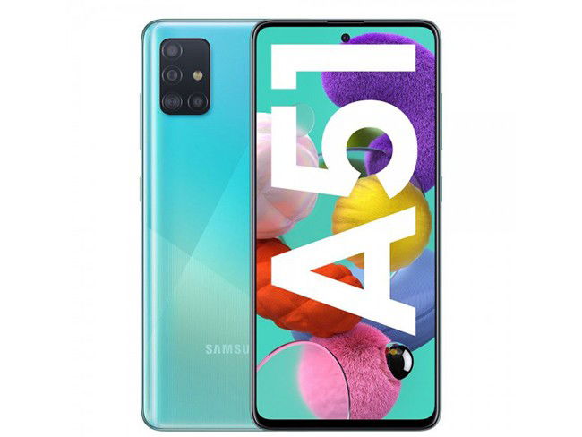 Telemóvel Samsung Galaxy A51 em azul