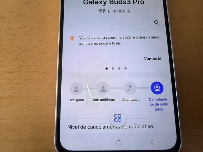 Samsung Galaxy Buds3 Pro cancelamento de ruído