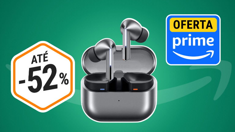 Samsung Galaxy Buds3 Pro estão a metade do preço antes das Ofertas Prime na Amazon
