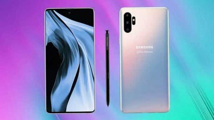 Galaxy Note 10 conceito