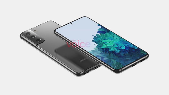 Render não oficial do Samsung Galaxy S21