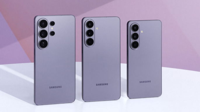 Samsung Galaxy S26 fundo roxo