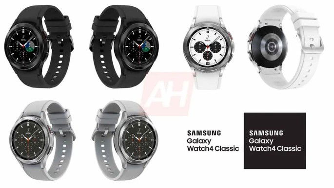Renderizações do Samsung Galaxy Watch 4 Classic. Credito: Android Headlines