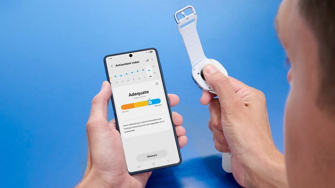 Samsung Galaxy Watch8 índice de antioxidantes