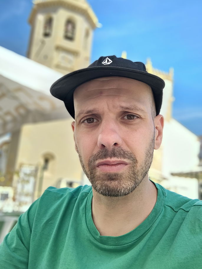 Samsung Galaxy M55 Selfie Modo Retrato