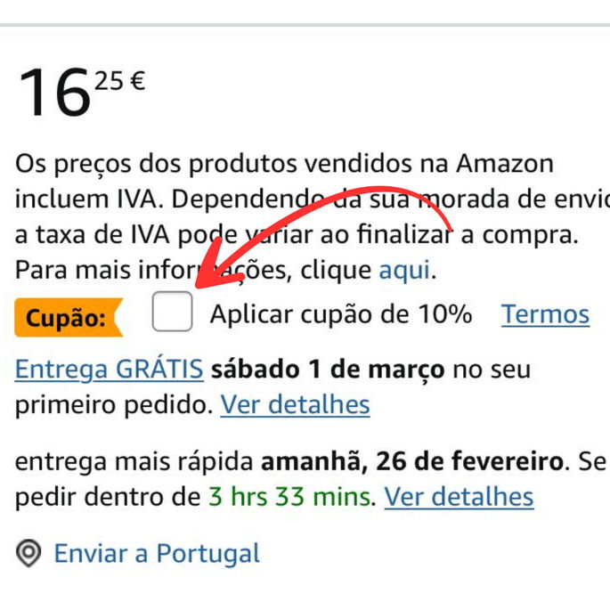 Aplicar desconto de 10%