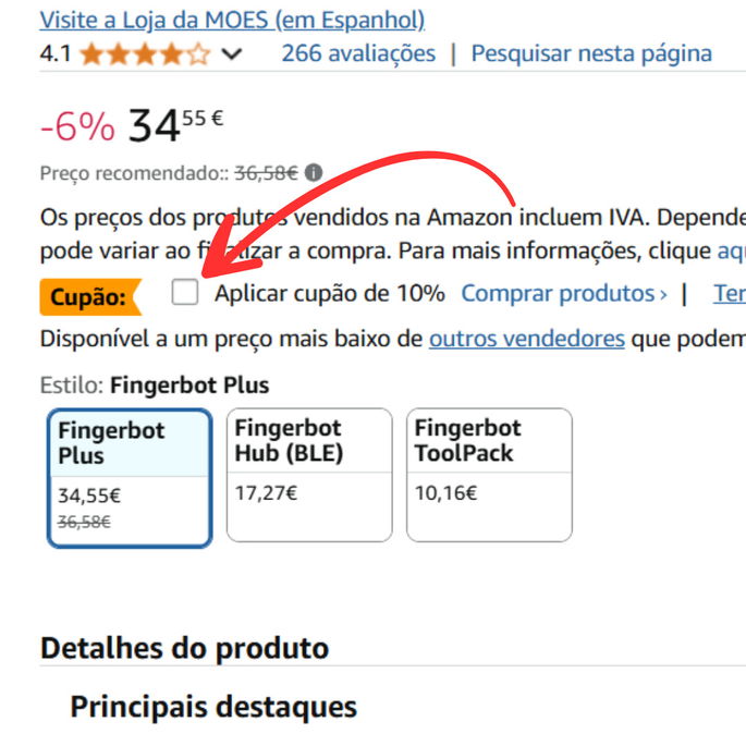 aplicar desconto 10%