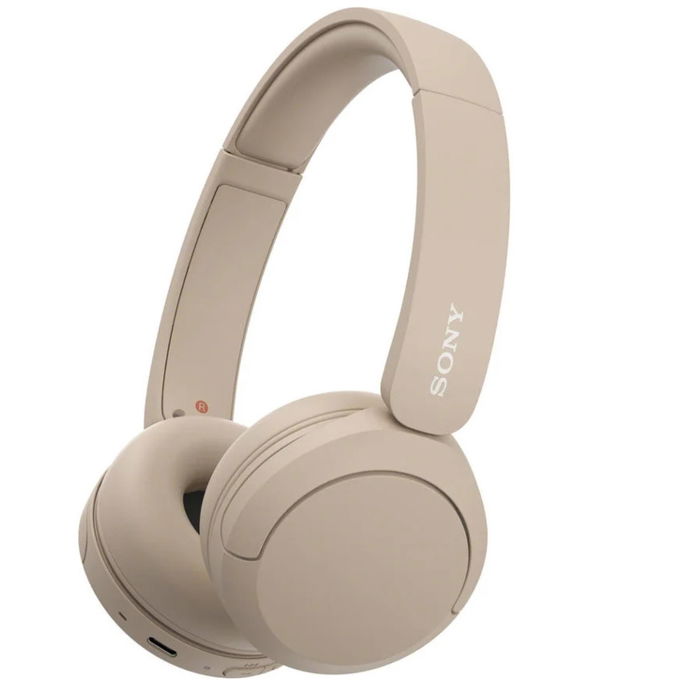 Auscultadores Bluetooth SONY WH CH520 (On Ear - Microfone - Bege)