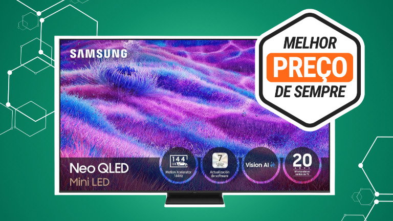 Samsung: Smart TV Neo QLED de 55" está ao melhor preço na Amazon