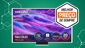 Samsung: Smart TV Neo QLED de 55" está ao melhor preço na Amazon