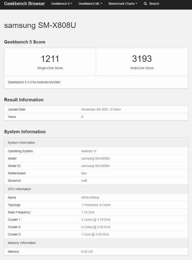 Samsung Will Have The First Android Tablet With Snapdragon 898 Chip Snapdragon 898 Chip, What Size Bench For 78 Inch Tablet Screen