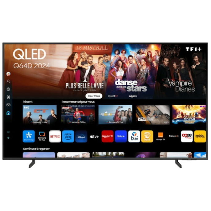 Samsung TQ75Q64DAU 75" QLED 4K Ultra HD Smart TV Wifi Cinzento - Televisor