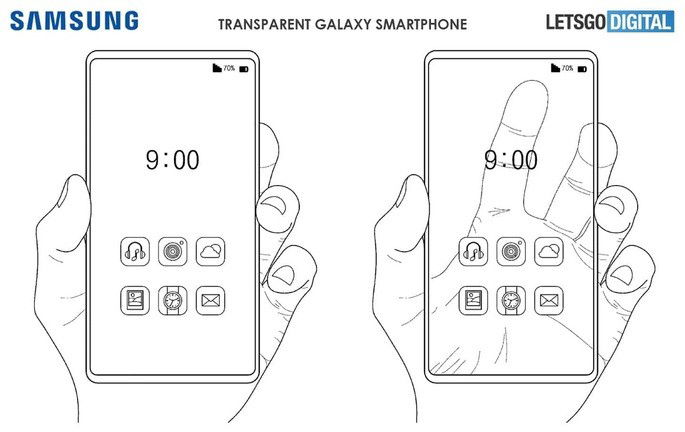 Samsung transparente