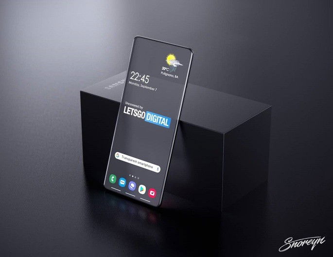 Samsung transparente