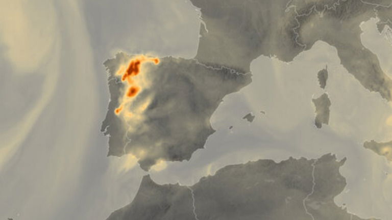 Satélites revelam imagens impressionantes dos incêndios em Portugal e Espanha