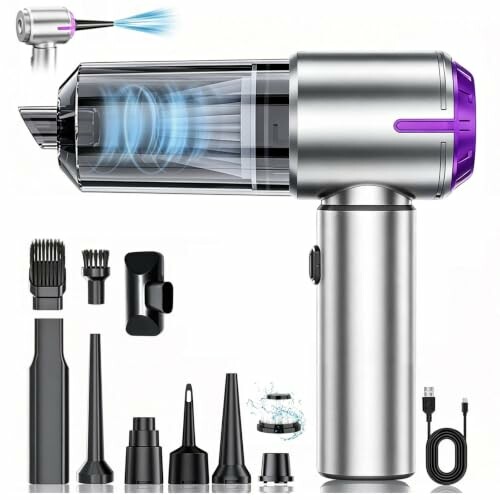 SCOVEE ST-6642 Aspirador port&aacute;til sem fios 4 em 1, 27000 Pa