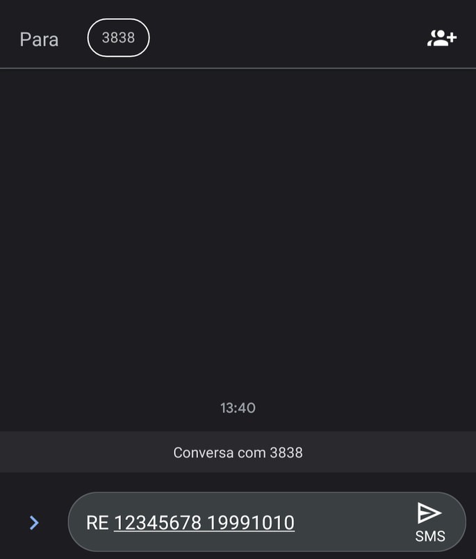 voto sms