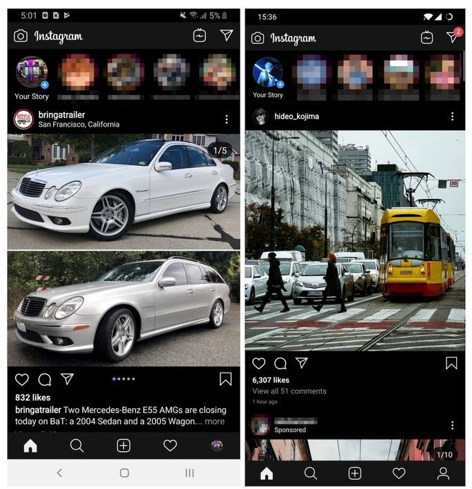 Instagram Dark Mode