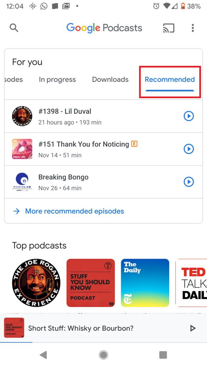 google podcasts