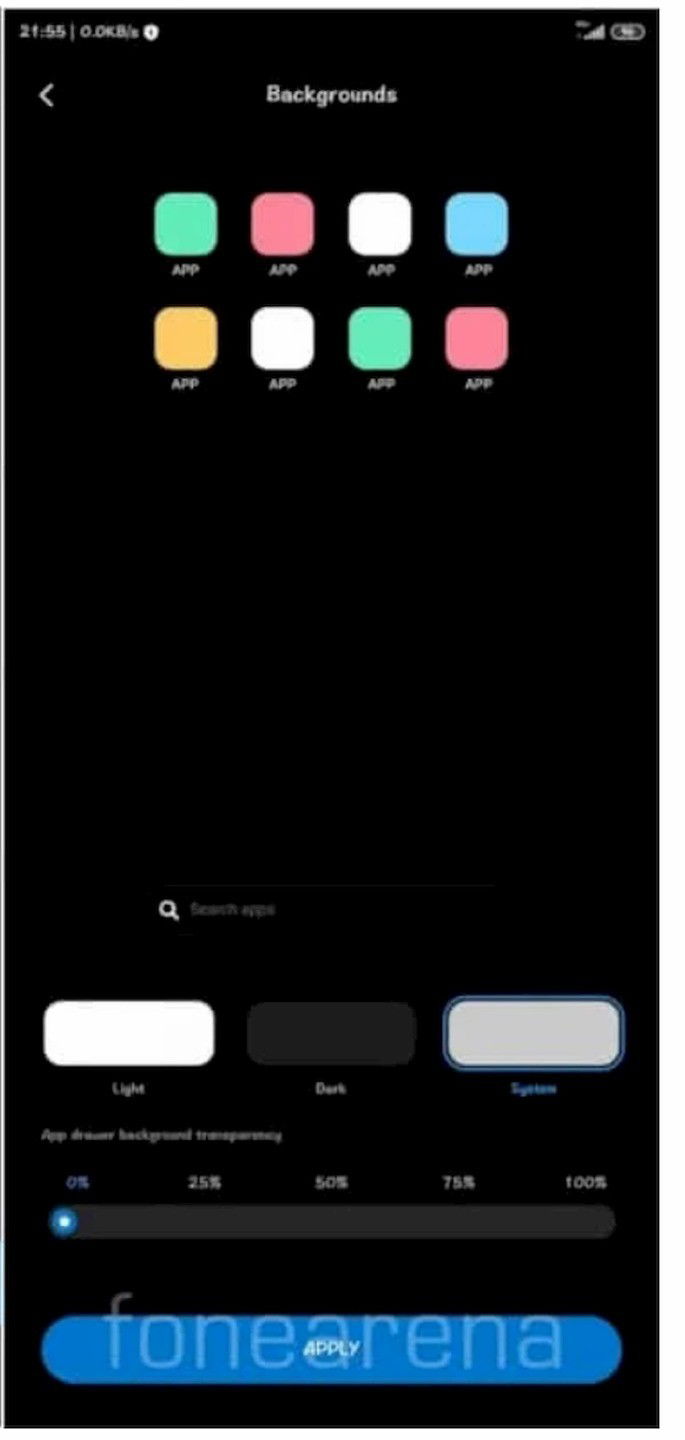 Gaceta de Apps na Xiaomi MIUI