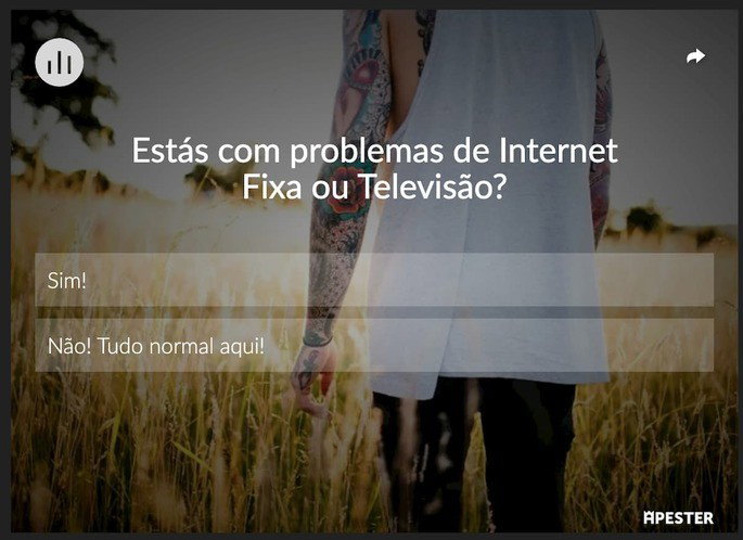 Sondagem NOS, MEO, vodafone, NOWO