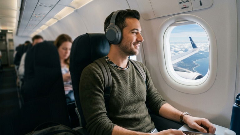 Se não usares fones, esta companhia aérea pode expulsar-te do avião