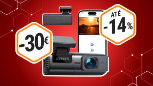 Segurança ao volante por menos de 30 €: esta dashcam com Wi-Fi está ao melhor preço