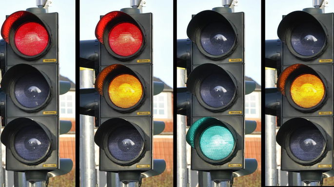 Imagem de semáforos