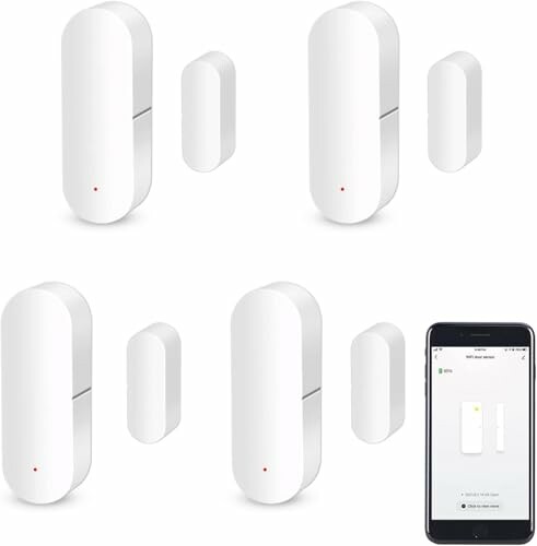 Sensor de Porta WiFi 4 Pack