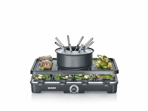 Severin Combinaci&oacute;n fondue raclette 8 pessoas