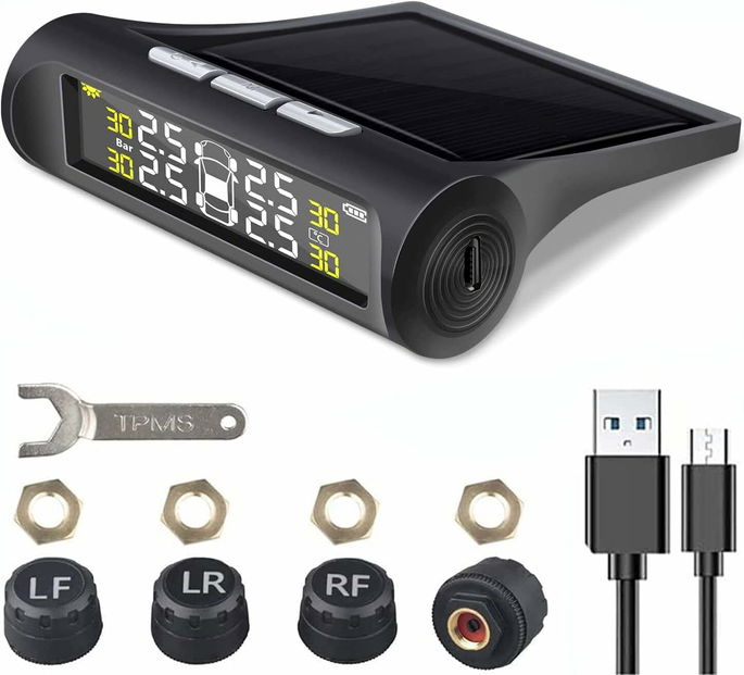 Sistema de monitorização de pressão de pneus de carro