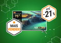 Smart TV de 75″ da Xiaomi para veres o Mundial com “efeito estádio” em casa