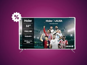 Smart TV Haier LED 32" por menos de 200€ na Amazon!