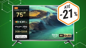 Smart TV Xiaomi de 75" QLED com desconto 21%  na Amazon