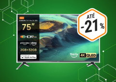 Smart TV Xiaomi de 75" QLED com desconto 21%  na Amazon
